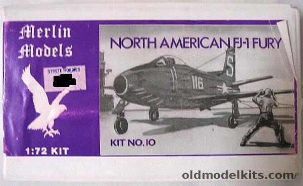 Merlin Models 1/72 North American FJ-1 Fury, 10 plastic model kit